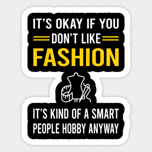 Smart People Hobby Fashion Sticker